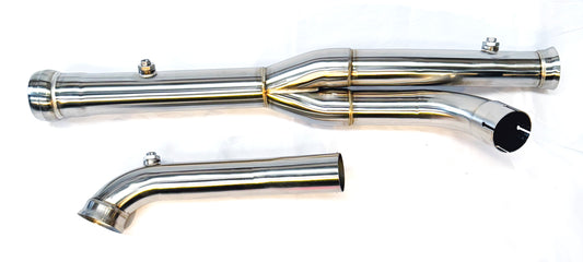Rocketeer exhaust down pipe Y-section